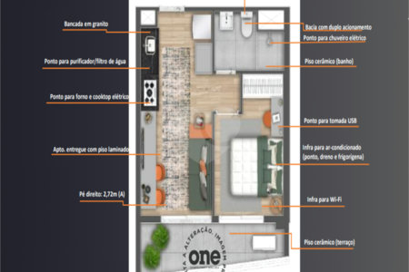 Apartamento á venda - Chácara Santo Antonio