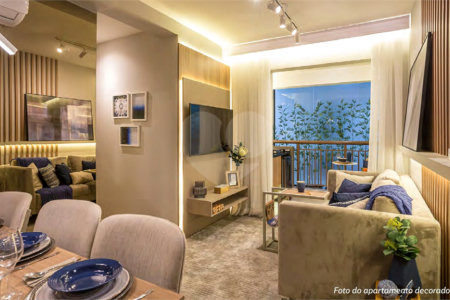 56m² - 2d/1s - Vaga determinada