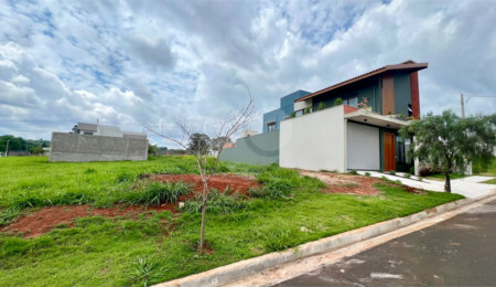 Terreno à venda no condomínio Recanto dos Sabias, São Carlos - SP
