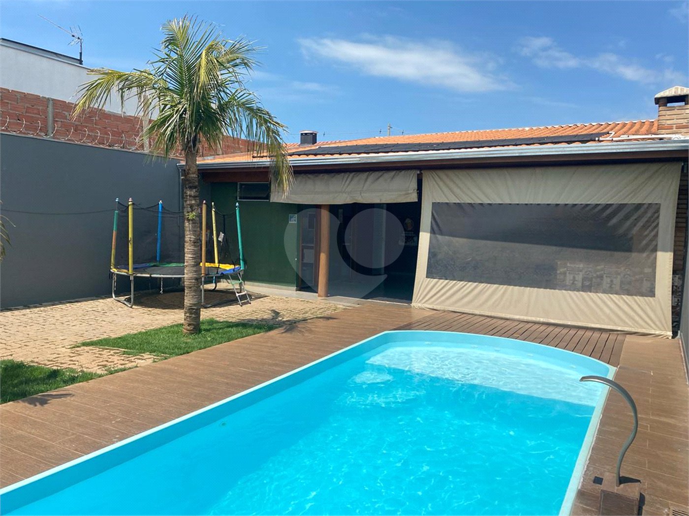 Área de lazer no residencial Arcoville