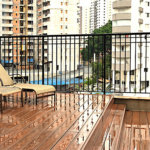 Apartamento na Chácara Inglesa com 2 dormitórios (1 suite), varanda, vista livre e vaga