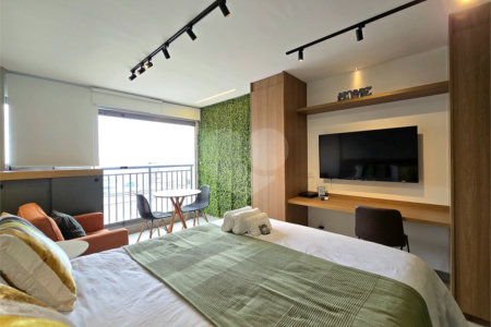 Studio Mobiliado Novo 27m² Próximo Metrô Vila Madalena