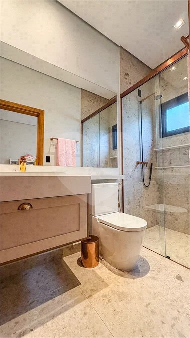 Indaiatuba - HOME DESIGN - Casa Térrea - Condomínio Paradiso - 420 m² de terreno - 307,19 m² de área construída - 3 suítes completas, sendo 1 master com closet planejado e banheira de imersão - Sala de TV reversível para 4ª suíte - Sala de estar ampla e varanda gourmet integrada - Cozinha com móve