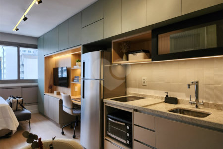 Studio 28M2 para locação em Moema Pássaros