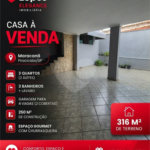 Casa à venda no bairro Maracanã, 3 quartos, 2 suítes em Piracicaba/SP.
