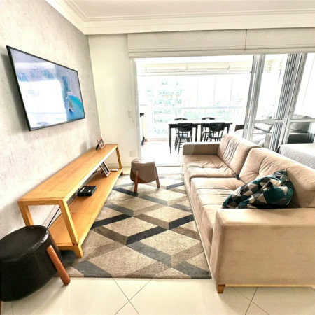 VENDA E LOCAÇÂO APARTAMENTO 54 M2 MOBILIADO NO ANÁLIA FRANCO - ANDAR ALTO