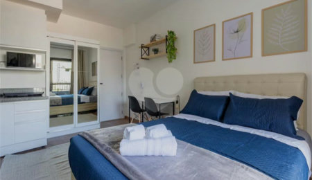 Apartamento à venda com 1 quarto em Vila Cordeiro, São Paulo, SP