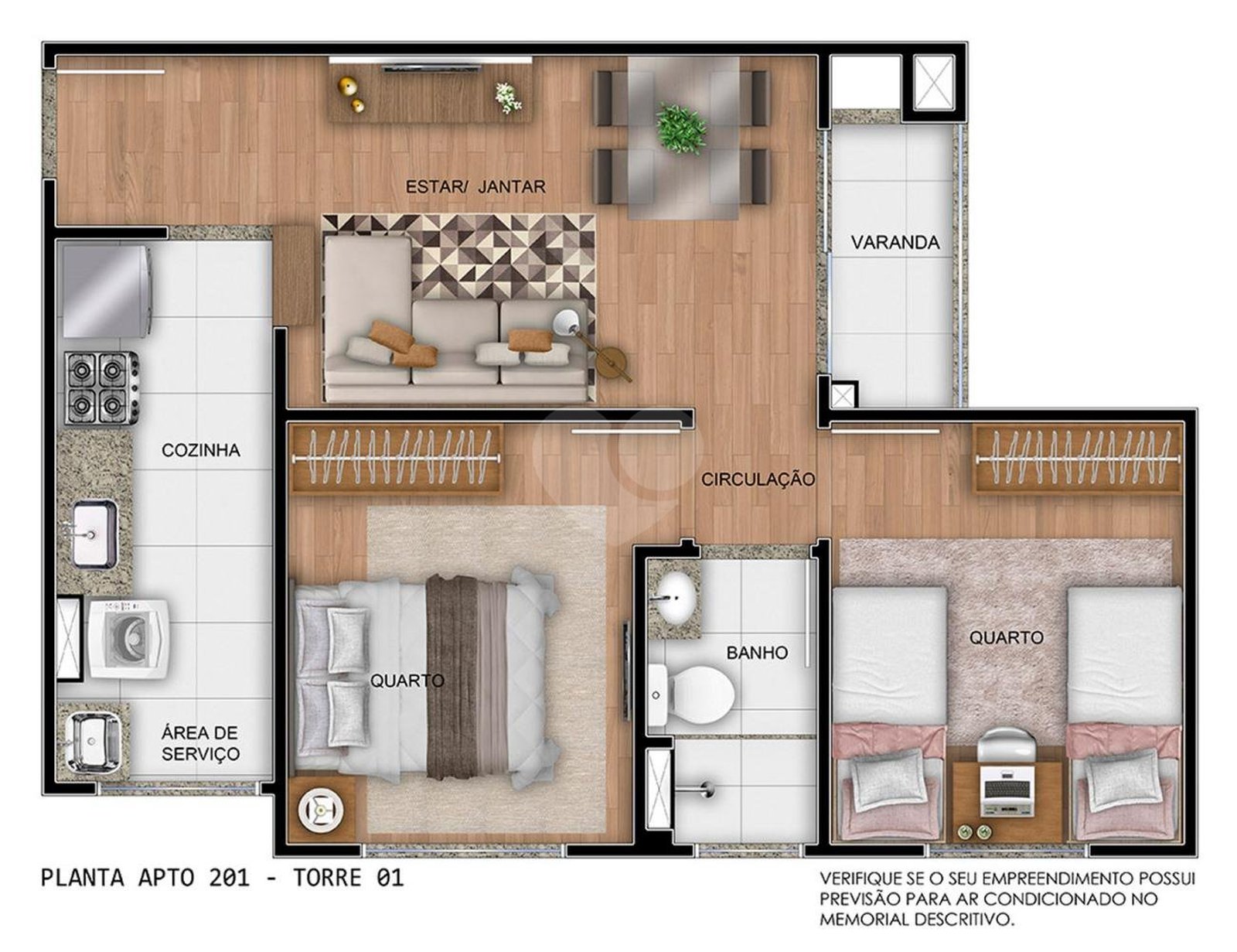 Apartamento 43m²