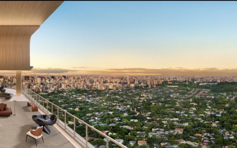 Apartamento debruçado sobre o verde do Jardim Europa