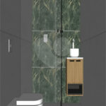 Casa Térrea Evidências - Indaiatuba/SP - Quadra D Lote 15 - Área Total 308,35 m² - Área Construída 201,81 m² - TÉRREA - 03 suítes sendo a master com closet; Escritório; Lavabo; Cozinha com cooktop, forno, micro-ondas e coifa; Móveis planejados na hall de entrada, sala, escritório, cozinha, gourme