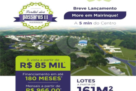 Lançamento Loteamento em Mairinque