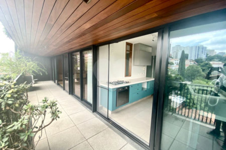 Imóvel 168m² Idea Zarvos com 3 suites, varanda na frente e na suíte, piscina, academia e 3 vagas Vila Madalena.