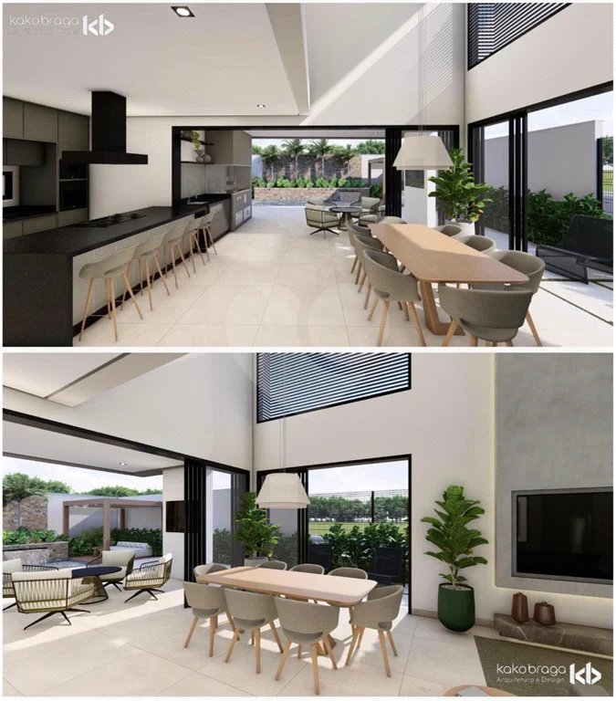 Casa em construção com 3 suítes no Condomínio Damha 2, na cidade de Piracicaba - SP.
