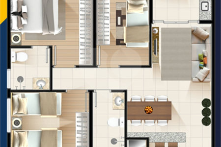 Viva com Conforto e Lazer no Verano Home Resort – Apartamento de 70 m²