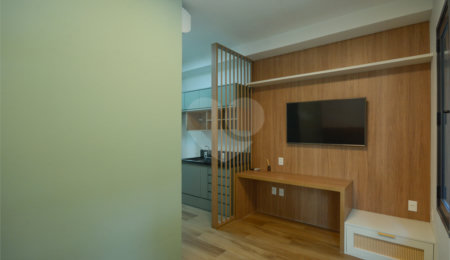 Studio à venda ou para alugar com 1 suíte em Campo Belo, São Paulo, SP