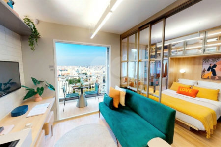 Studio de 33 m2 à venda no melhor da Vila Mariana, a 7 minutos caminhando do metrô Ana Rosa.