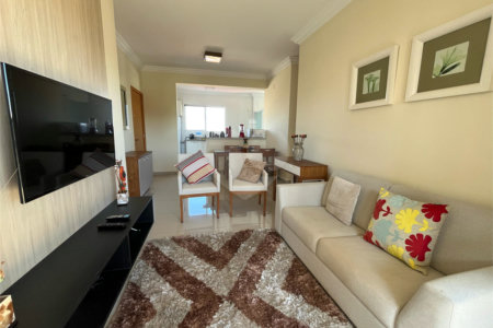 Apartamento mobiliado com 2 dormitórios sendo 1 suíte