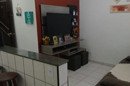 Apartamento à venda com 1 quarto em Boqueirão, Praia Grande - SP