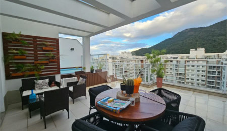 Cobertura para alugar com 4 quartos, sendo 2 suítes,  em Recreio dos Bandeirantes, Rio de Janeiro, RJ