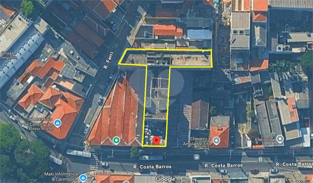 Terreno comercial, Rua Costa Barros