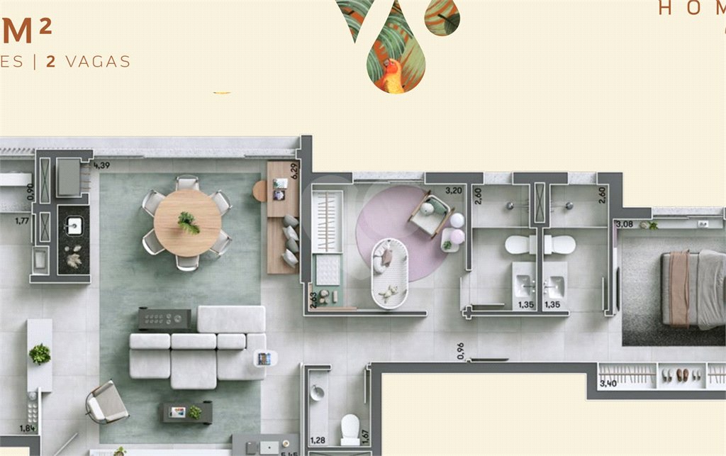 Seu Novo Apartamento no Thai Homes | 92m² com Lazer Completo